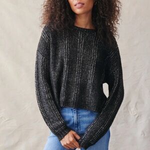 Bella Dahl Boat Neck Cropped Sweater XS